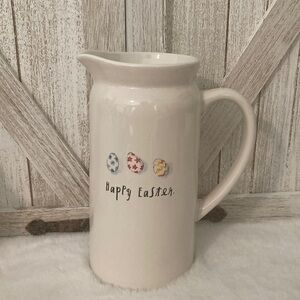 Rae Dunn Happy Easter Pitcher